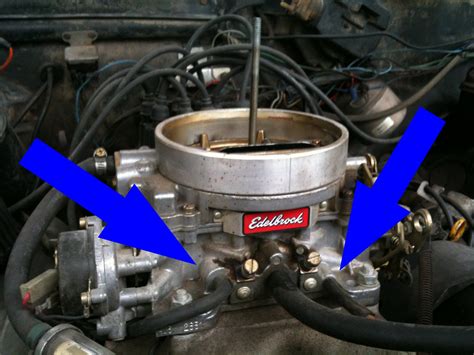 where to hook up vacuum advance on edelbrock carb